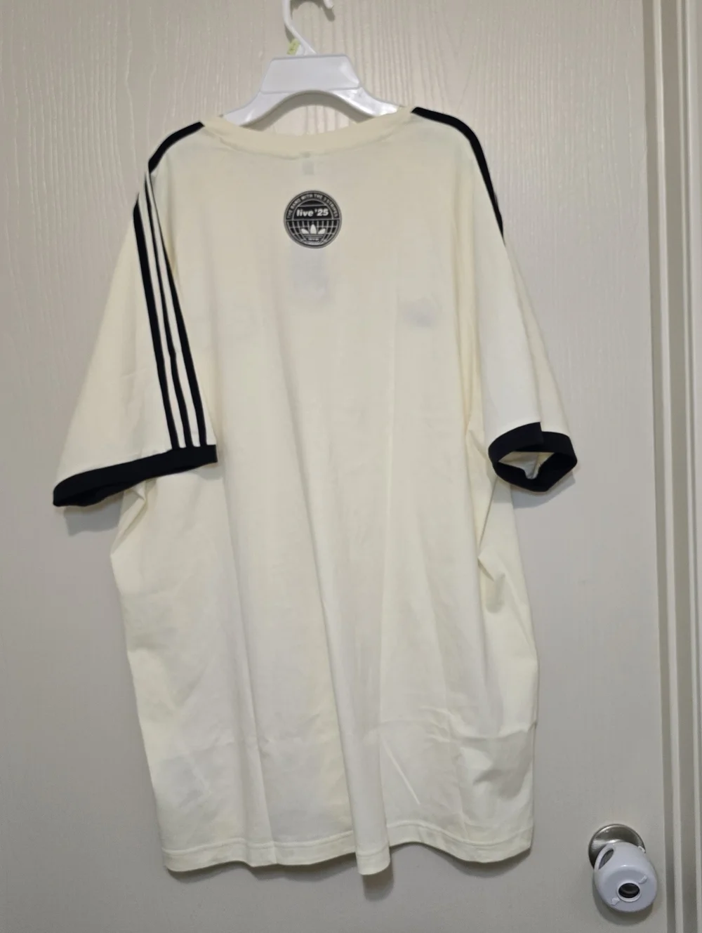 NWT Adidas Originals X Oasis 2025 Tour 3-Stripes T-Shirt Mens Sz‎ XXL KT3446